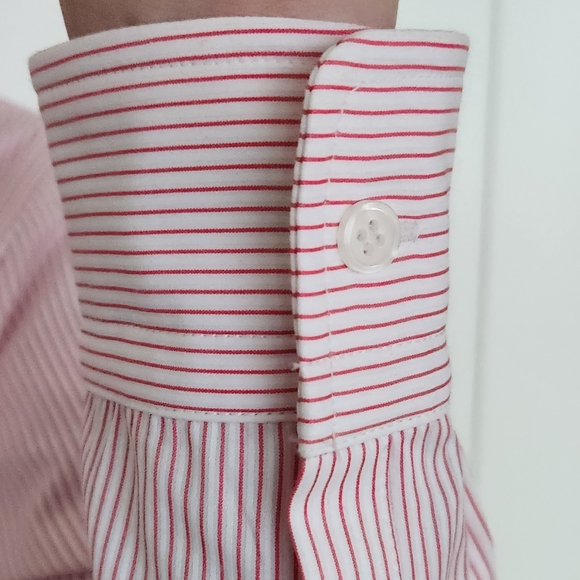 Eileen M Custom Designed Striped Button Down Tunic - Picture 6 of 8